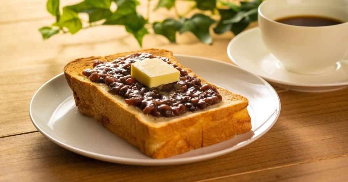 小豆バタートースト